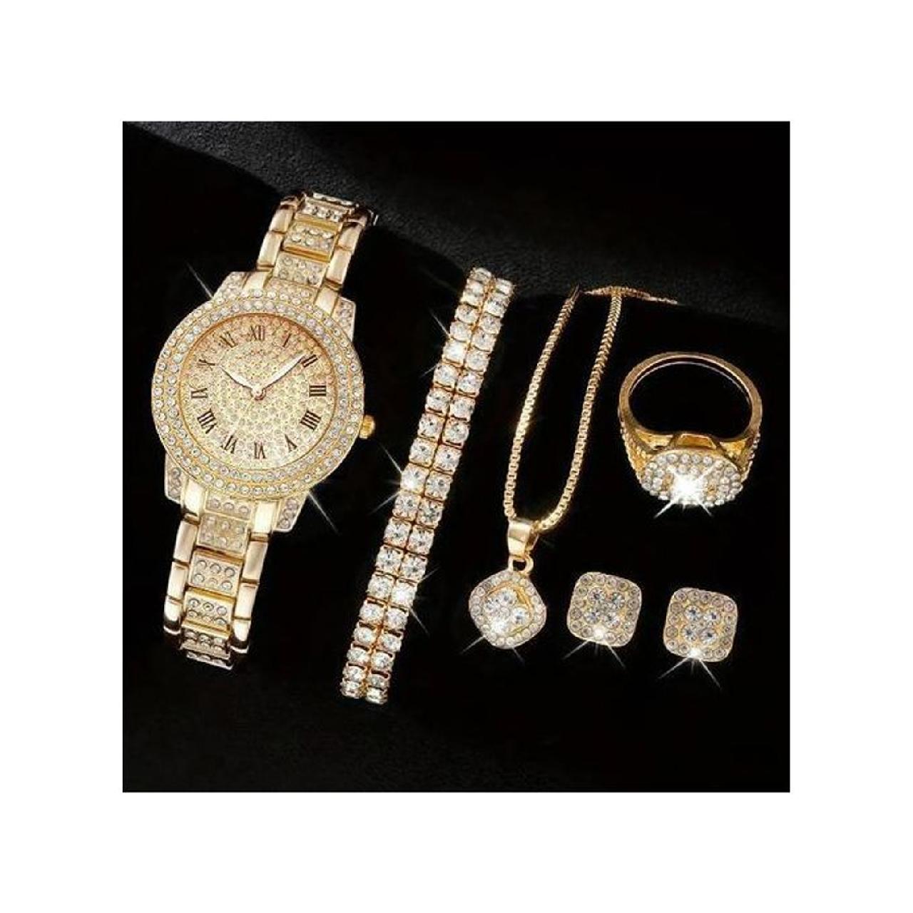 Ladies watch women quartz steel strap