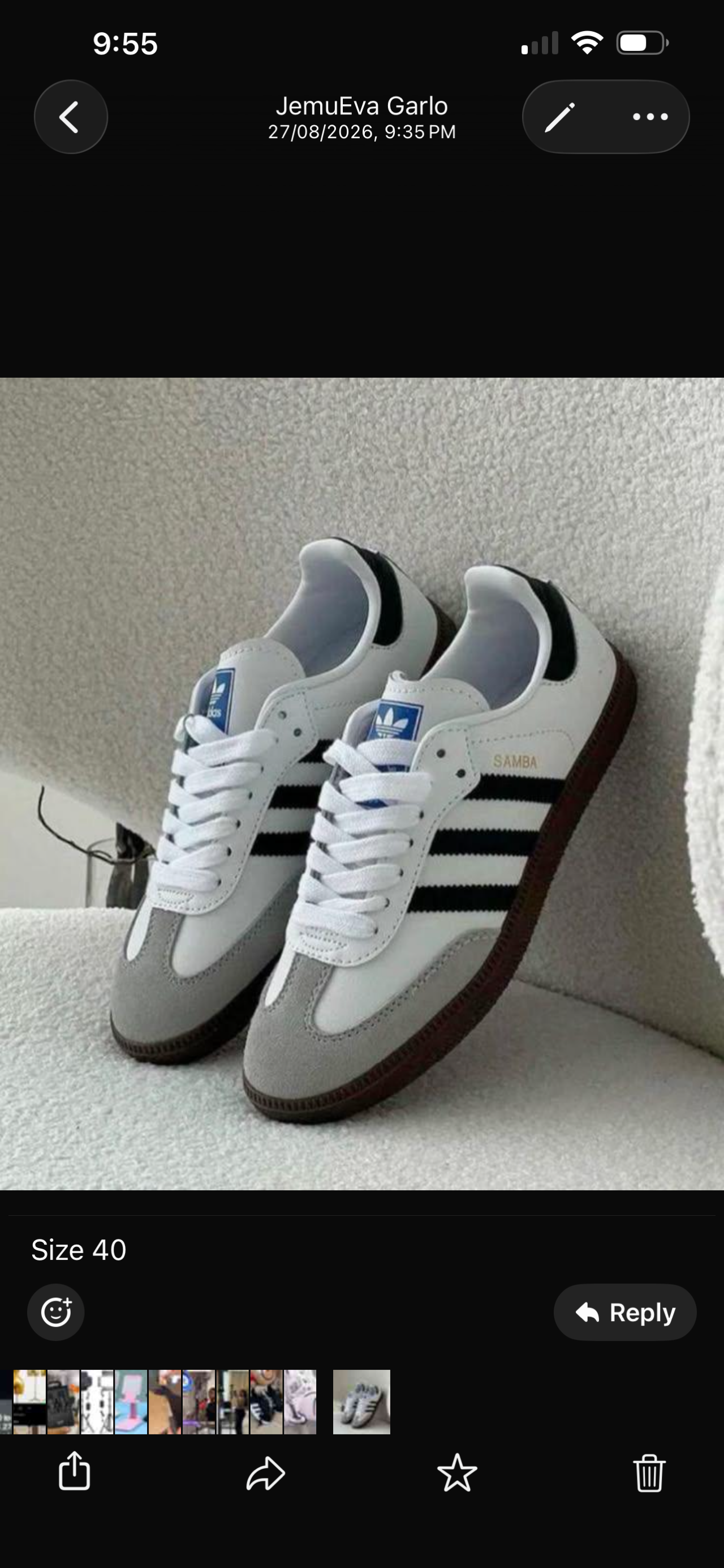Samba sneakers